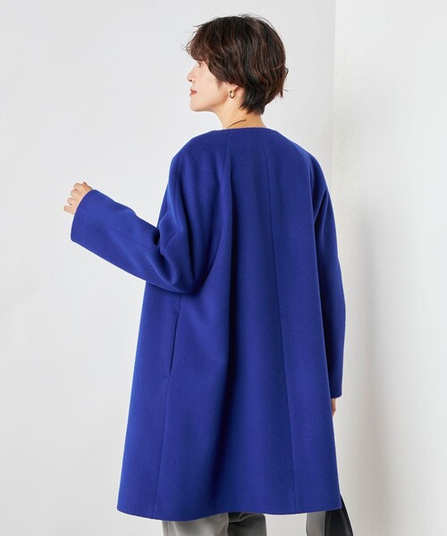 セール】KIWI LAMBノーカラーコート（ノーカラーコート）｜NOLLEY'S