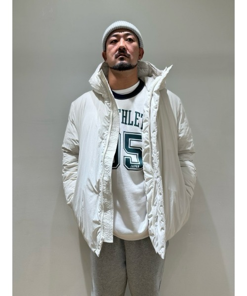 GAP(ギャップ)の「GAPロゴ フーデッドパファージャケット(ユニセックス)(ダウンジャケット/コート・メンズ・ホワイト系その他/ブラック/グレー/ネイビー・S/L/M/XL/XS)」の11枚目の写真