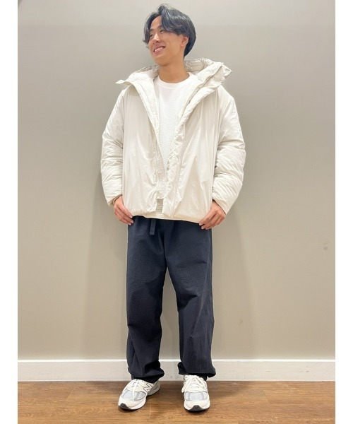 GAP(ギャップ)の「GAPロゴ フーデッドパファージャケット(ユニセックス)(ダウンジャケット/コート・メンズ・ホワイト系その他/ブラック/グレー/ネイビー・S/L/M/XL/XS)」の13枚目の写真