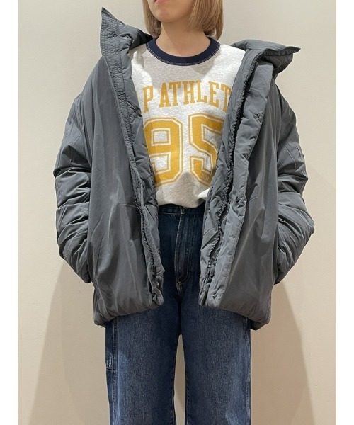 GAP(ギャップ)の「GAPロゴ フーデッドパファージャケット(ユニセックス)(ダウンジャケット/コート・メンズ・ホワイト系その他/ブラック/グレー/ネイビー・S/L/M/XL/XS)」の16枚目の写真