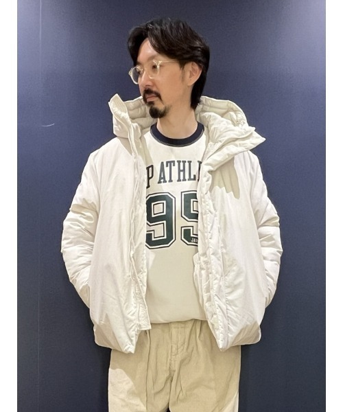 GAP（ギャップ）の「GAPロゴ フーデッドパファージャケット(ユニ