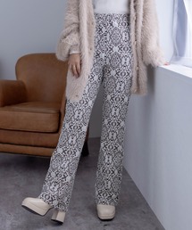 clear | ジャガードカットフレアパンツ≪2023AW新作≫(その他パンツ)