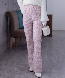 clear | ジャガードカットフレアパンツ≪2023AW新作≫(その他パンツ)