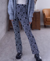 clear | ジャガードカットフレアパンツ≪2023AW新作≫(その他パンツ)