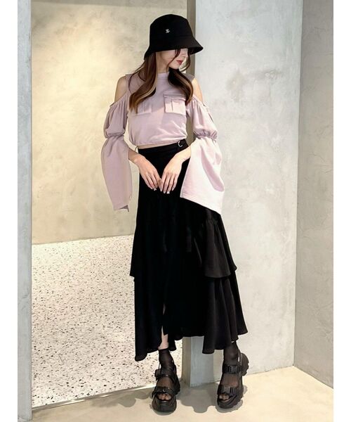 【セール】フラップポケットドロストTOP（スウェット）｜EATME（イートミー）