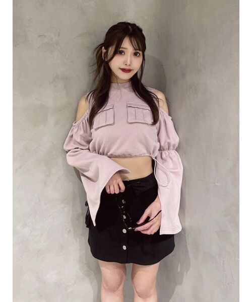 【セール】フラップポケットドロストTOP（スウェット）｜EATME（イートミー）