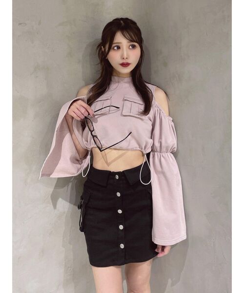 【セール】フラップポケットドロストTOP（スウェット）｜EATME（イートミー）