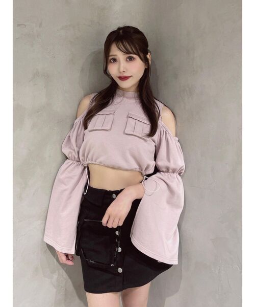 【セール】フラップポケットドロストTOP（スウェット）｜EATME（イートミー）