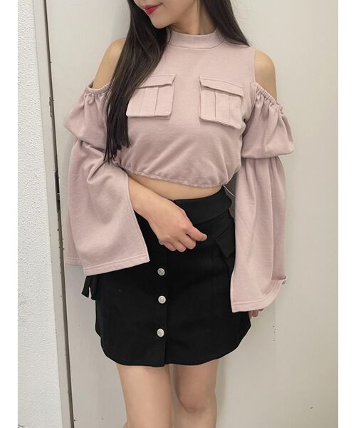 【セール】フラップポケットドロストTOP（スウェット）｜EATME（イートミー）