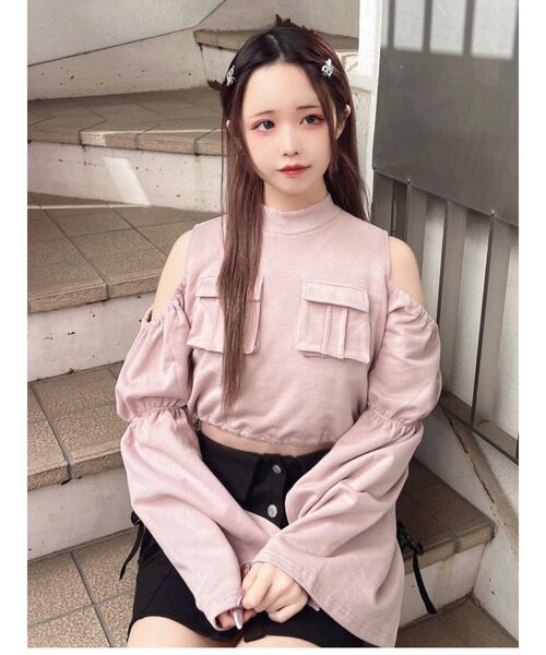 【セール】フラップポケットドロストTOP（スウェット）｜EATME（イートミー）