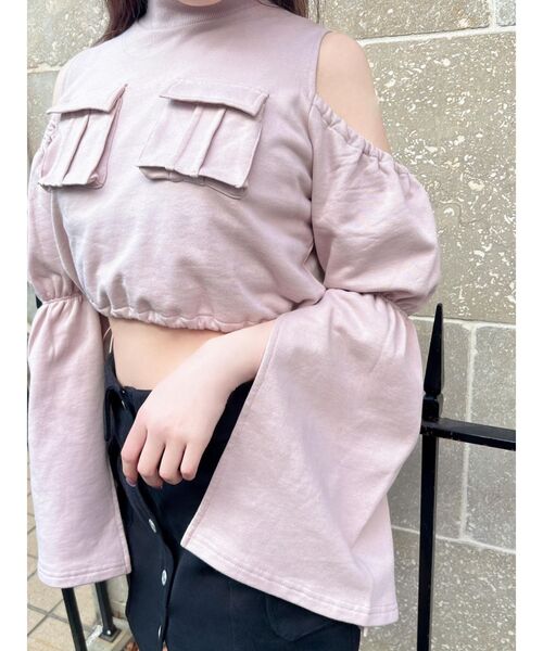 【セール】フラップポケットドロストTOP（スウェット）｜EATME（イートミー）