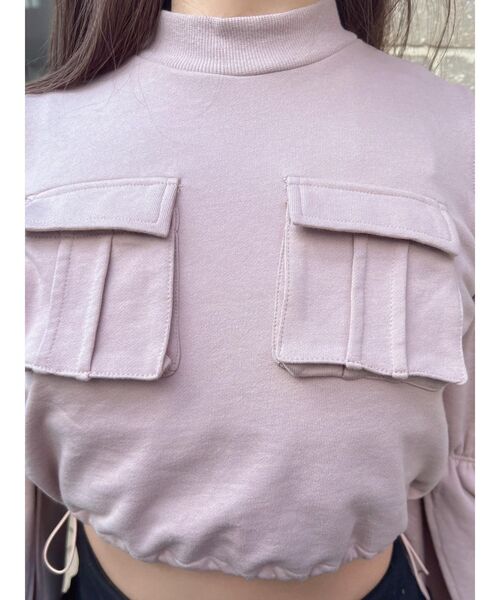 【セール】フラップポケットドロストTOP（スウェット）｜EATME（イートミー）