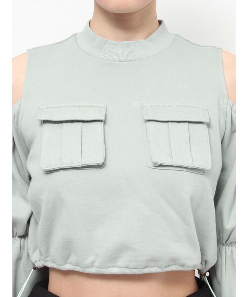 【セール】フラップポケットドロストTOP（スウェット）｜EATME（イートミー）