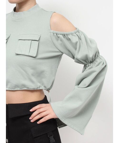 【セール】フラップポケットドロストTOP（スウェット）｜EATME（イートミー）