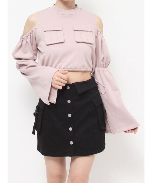 【セール】フラップポケットドロストTOP（スウェット）｜EATME（イートミー）