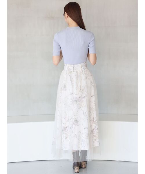 MERCURYDUO（マーキュリーデュオ）の「2WAYカットアウトニット（ニット/セーター・レディース・ブラック/オフホワイト/ブルー/ベビーピンク/ラベンダー・FREE）」の11枚目の写真