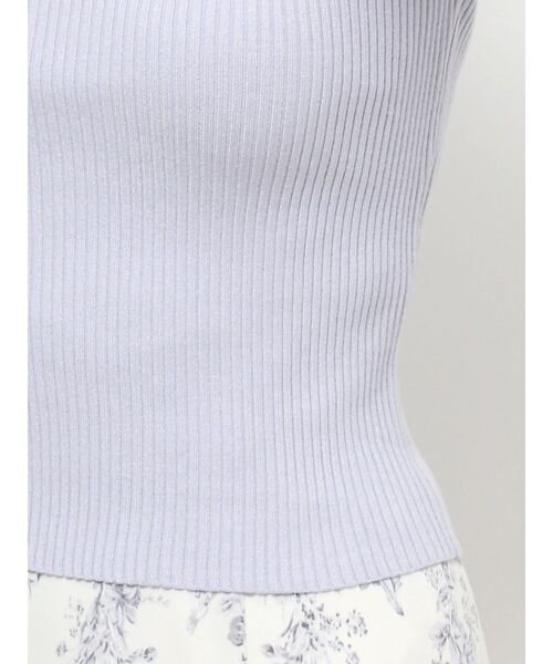 MERCURYDUO（マーキュリーデュオ）の「2WAYカットアウトニット（ニット/セーター・レディース・ブラック/オフホワイト/ブルー/ベビーピンク/ラベンダー・FREE）」の8枚目の写真