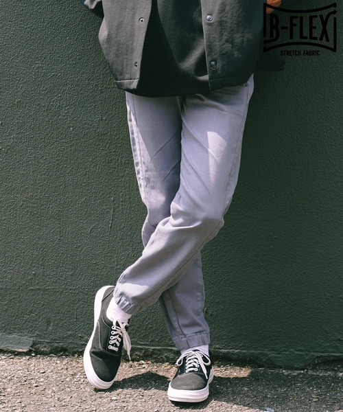 BAYFLOW（ベイフロー）の「【B-FLEX】[12色展開 穿き心地抜群!] ストレッチジョグパンツ（その他パンツ・メンズ・オフホワイト/イエロー/ブラック/グレー/ブルー/カーキ/ブラック系/グレー系/オリーブ/ブルー系/グレイッシュベージュ/ブラウン・LARGE/MEDIUM/SMALL/X-LARGE）」の11枚目の写真