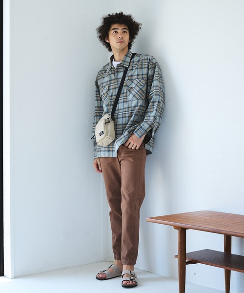 BAYFLOW（ベイフロー）の「【B-FLEX】[12色展開 穿き心地抜群!] ストレッチジョグパンツ（その他パンツ・メンズ・オフホワイト/イエロー/ブラック/グレー/ブルー/カーキ/ブラック系/グレー系/オリーブ/ブルー系/グレイッシュベージュ/ブラウン・LARGE/MEDIUM/SMALL/X-LARGE）」の14枚目の写真