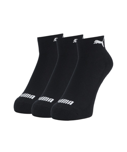 PUMA(プーマ)の「PUMA プーマ ユニセックス クォーター クッション ソックス 3足組(ソックス/靴下・メンズ・ブラック/ライトグレー/ネイビー/ホワイト・25.0cm/23.0cm/27.0cm)」の3枚目の写真