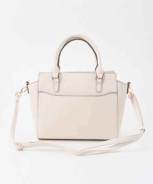 Honeys（ハニーズ）の「ポーチ付きハンドバッグ（ハンドバッグ・レディース・ブラック/ホワイト/ホワイト系その他/グレイッシュベージュ/ボルドー・FREE）」の15枚目の写真