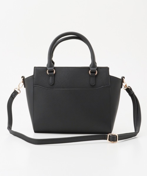 Honeys（ハニーズ）の「ポーチ付きハンドバッグ（ハンドバッグ・レディース・ブラック/ホワイト/ホワイト系その他/グレイッシュベージュ/ボルドー・FREE）」の18枚目の写真