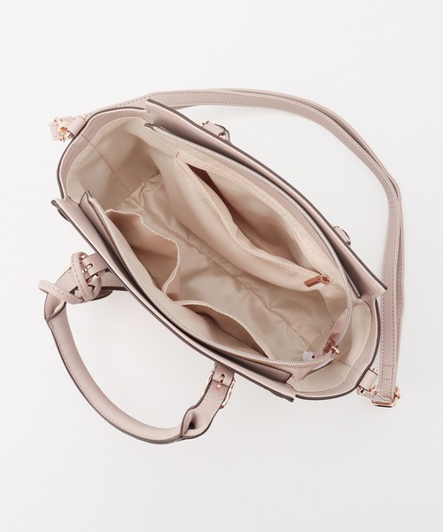 WAKO ベージュ ハンドバッグ ポーチ付き　新品未使用♡ ポーチ付き2wayトートバッグ《MARCO BIANCHINI