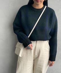 JF Ready Made | [Jf Ready Made/ジェイエフレディメイド] チェック柄 ジャガードニットプルオーバー(ニット/セーター)