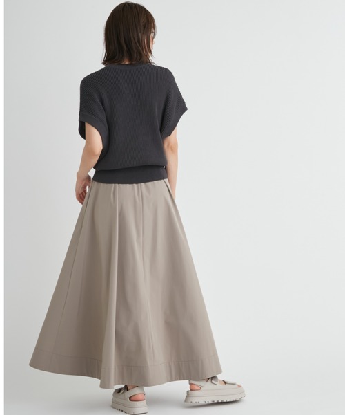 emmi（エミ）の「【emmi atelier】ダブルカラーニットベスト（ベスト・レディース・イエロー/グリーン/チャコールグレー・FREE）」の14枚目の写真