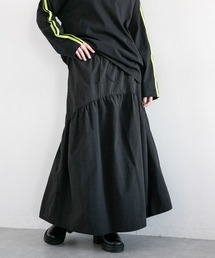 RAGEBLUE | ラウンドティアード/ギャザーフレアスカート(スカート)