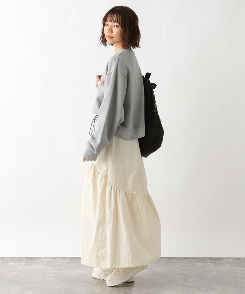 RAGEBLUE（レイジブルー）の「ラウンドティアード/ギャザーフレアスカート（スカート・レディース・グリーン/ブルー/ホワイト/ブラック・FREE）」の6枚目の写真