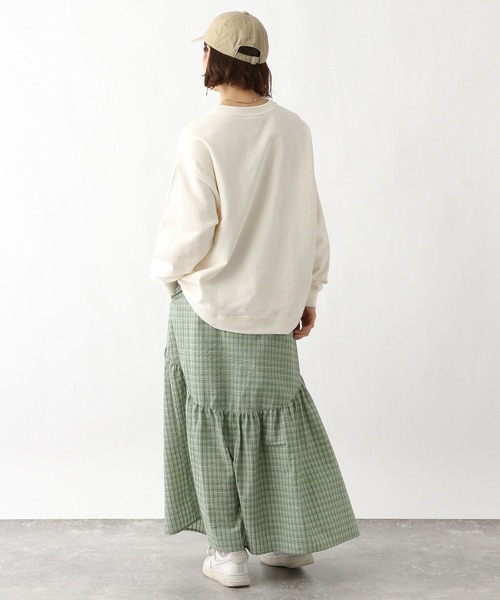 RAGEBLUE（レイジブルー）の「ラウンドティアード/ギャザーフレアスカート（スカート・レディース・グリーン/ブルー/ホワイト/ブラック・FREE）」の14枚目の写真