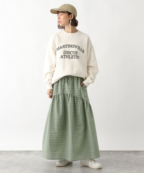 RAGEBLUE（レイジブルー）の「ラウンドティアード/ギャザーフレアスカート（スカート・レディース・グリーン/ブルー/ホワイト/ブラック・FREE）」の15枚目の写真