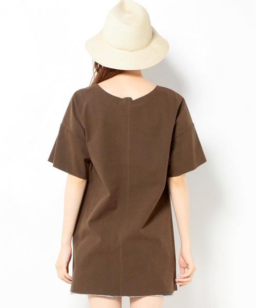 Another Edition(アナザーエディション)の「フェイクスウェードチュニックワンピース/AEBC FAKE SUEDE TU OP◆(ワンピース・レディース・ベージュ/ブラウン・フリー)」の9枚目の写真