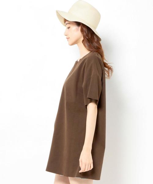 Another Edition(アナザーエディション)の「フェイクスウェードチュニックワンピース/AEBC FAKE SUEDE TU OP◆(ワンピース・レディース・ベージュ/ブラウン・フリー)」の11枚目の写真