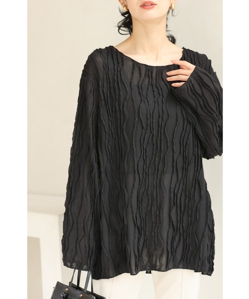 なみなみ流線シアーカットソートップス（Tシャツ/カットソー）｜CAWAII（カワイイ）