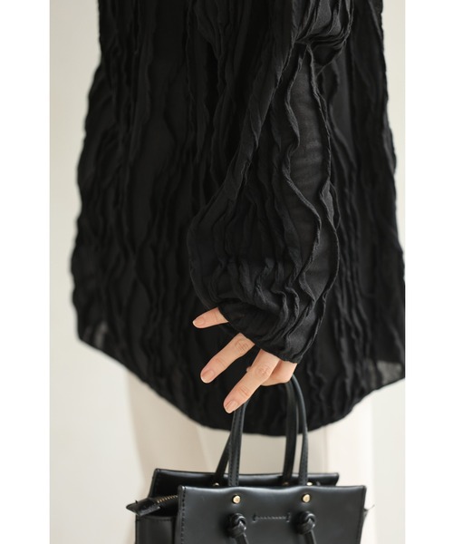 なみなみ流線シアーカットソートップス（Tシャツ/カットソー）｜CAWAII（カワイイ）