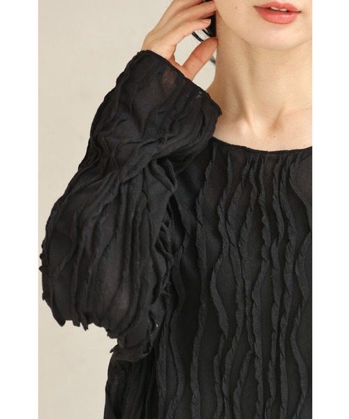 なみなみ流線シアーカットソートップス（Tシャツ/カットソー）｜CAWAII（カワイイ）