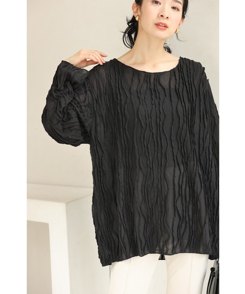 なみなみ流線シアーカットソートップス（Tシャツ/カットソー）｜CAWAII（カワイイ）