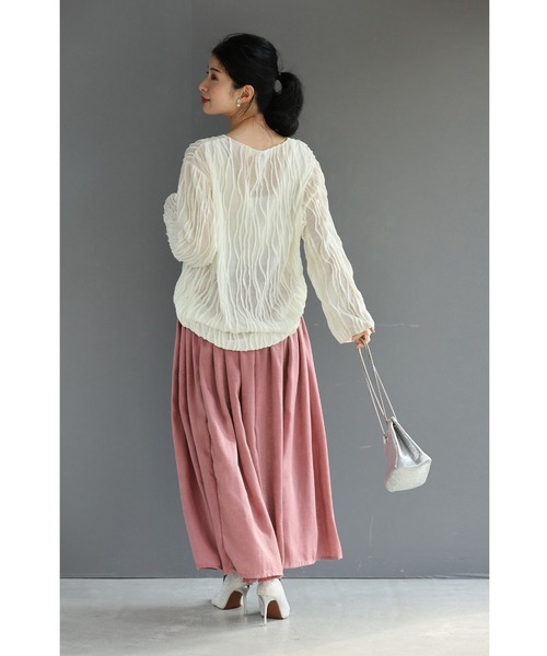 なみなみ流線シアーカットソートップス（Tシャツ/カットソー）｜CAWAII（カワイイ）