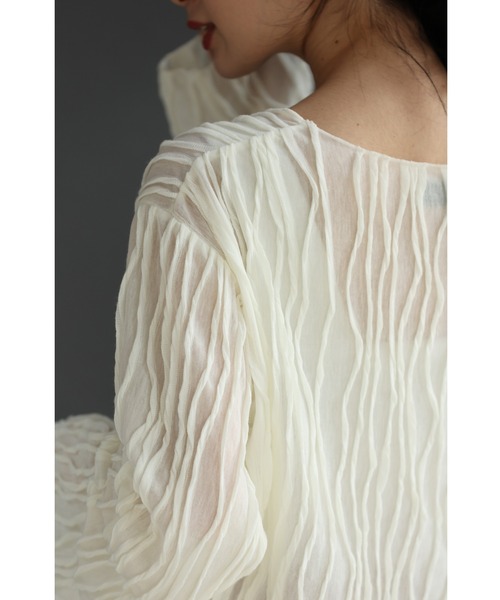 なみなみ流線シアーカットソートップス（Tシャツ/カットソー）｜CAWAII（カワイイ）