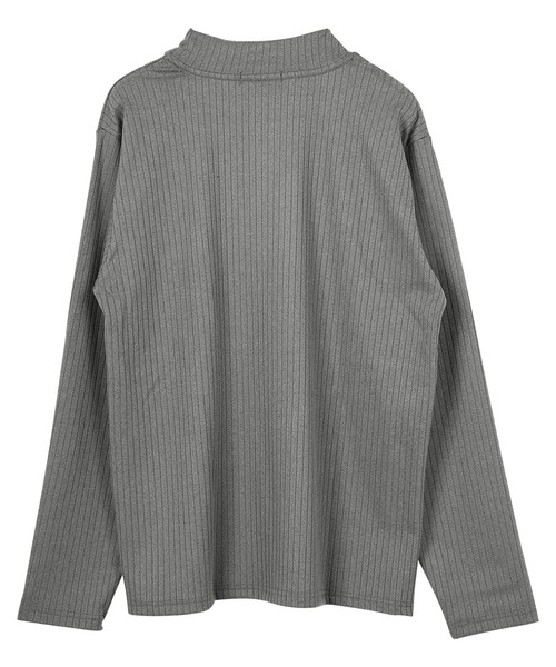 jiggys shop（ジギーズショップ）の「モックネックロンT カットソー（Tシャツ/カットソー・メンズ・チャコール/ブラック/ネイビー/ワイン/グレー・LARGE/X-LARGE/MEDIUM）」の16枚目の写真