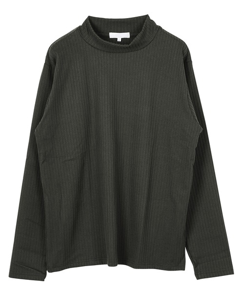 jiggys shop（ジギーズショップ）の「モックネックロンT カットソー（Tシャツ/カットソー・メンズ・チャコール/ブラック/ネイビー/ワイン/グレー・LARGE/X-LARGE/MEDIUM）」の10枚目の写真