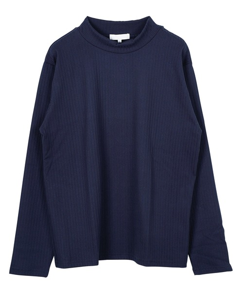 jiggys shop（ジギーズショップ）の「モックネックロンT カットソー（Tシャツ/カットソー・メンズ・チャコール/ブラック/ネイビー/ワイン/グレー・LARGE/X-LARGE/MEDIUM）」の12枚目の写真