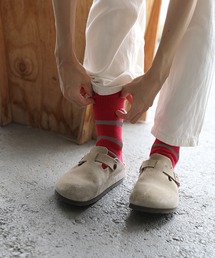 OBSCURE SOCKS（オブスキュア ソックス）の「OBSCURE SOCKS W BOUGAINVILLEA オブスキュアソックス ブーゲンビリア レディース 23～25cm（ソックス/靴下）」