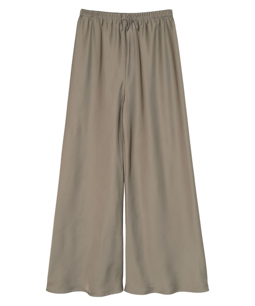 UR'S（ユアーズ）の「サテンイージードレープパンツ（その他パンツ・レディース・スミクロ/カーキ/アイボリー/キャメル/ダークブラウン・L/S/M）」の16枚目の写真