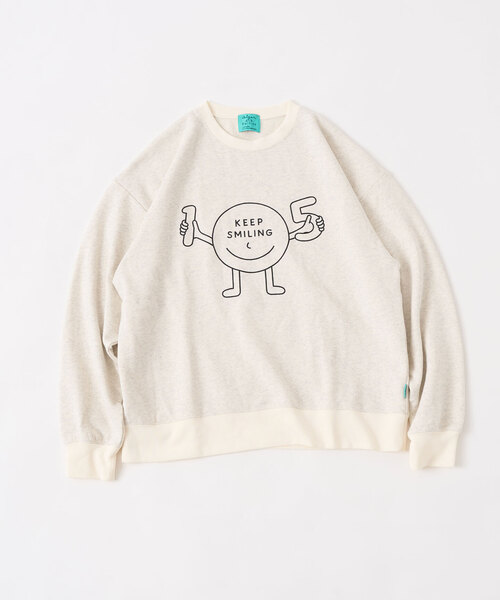 417 EDIFICE(フォーワンセブンエディフィス)の「417×CEIZER 15th SWEAT / スウェット(スウェット・メンズ・チャコールグレー/アイボリー・MEDIUM/LARGE/X-LARGE)」の2枚目の写真