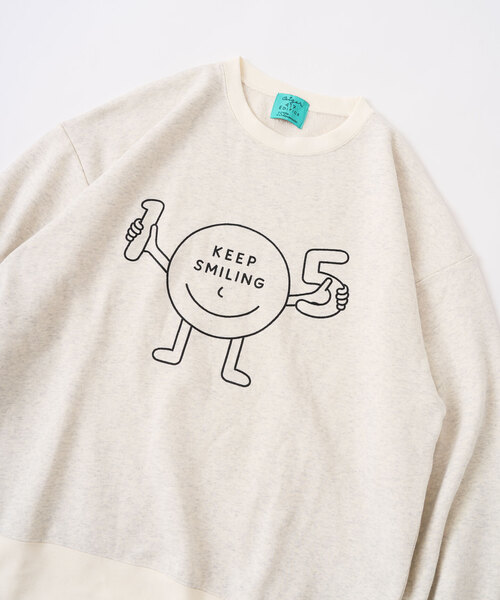 417 EDIFICE(フォーワンセブンエディフィス)の「417×CEIZER 15th SWEAT / スウェット(スウェット・メンズ・チャコールグレー/アイボリー・MEDIUM/LARGE/X-LARGE)」の3枚目の写真