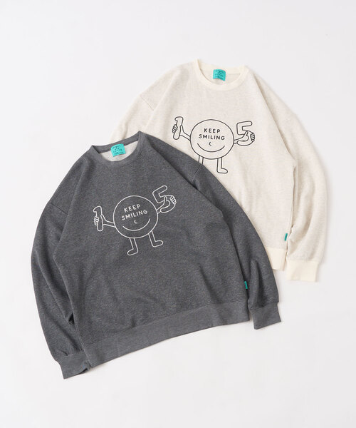 417 EDIFICE(フォーワンセブンエディフィス)の「417×CEIZER 15th SWEAT / スウェット(スウェット・メンズ・チャコールグレー/アイボリー・MEDIUM/LARGE/X-LARGE)」の4枚目の写真