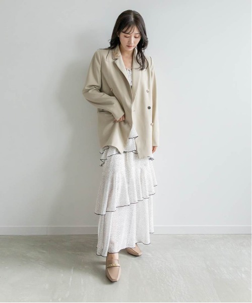 RANDA（ランダ）の「晴雨兼用 ゴールドパーツローファーシューズ（ローファー・レディース・ブラック/アイボリー/グレイッシュベージュ・S/M/L/LL）」の15枚目の写真